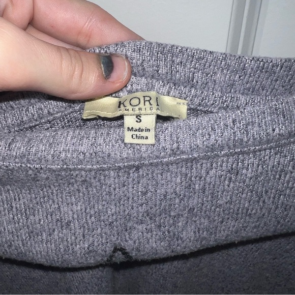 Oversized Star Grey Lightweight Cotton Pullover - Picture 3 of 5